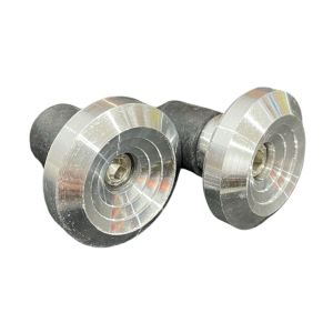 Jalu stang spiral bandul stang titanium chrome full cnc sepasang kanan kiri universal bisa semua motor