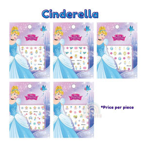 Girl Kids Nail Stickers Pedicure & Manicure Disney Cartoon Art for Children Kid Birthday Party Gift Pack Sticker Murah ToyTots Toy Tots