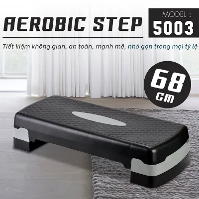 (68 XÁM) BG - Bục dậm nhảy aerobic 68CM Giá rẻ tập tại nhà phòng tậpBục Dậm Nhảy GYM AEROBIC Eo Thon Giữ Dáng điều chỉnh độ cao new