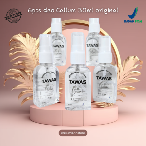 Paket 6pcs Deodorant Spray Callum 30ml Penghilang Bau Ketiak Tawas