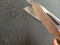 Golok Gagang Besi Per Baja - Bendo Bedog Pecok Pemotong Kayu - Golok Baja Jawa Asli. 