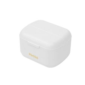JAYNEBIO Draining Braces Box Mini Portable Denture Storage Box  Double Layer Mouthguard Case