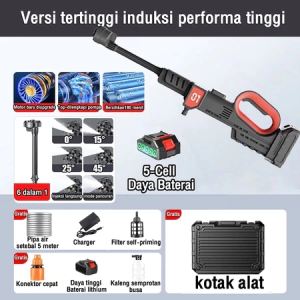 REAIM Jet Cleaner Mesin Cuci Mobil dan Motor Baterai Jet Cleaner Alat steam cuci motor Jet Cleaner Alat steam cuci motor