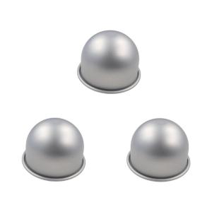 Practical Aluminum Alloy Deep Half Round Cake Pan For Baking Muffins Cupcakes And Pastries In Homes Kitchens