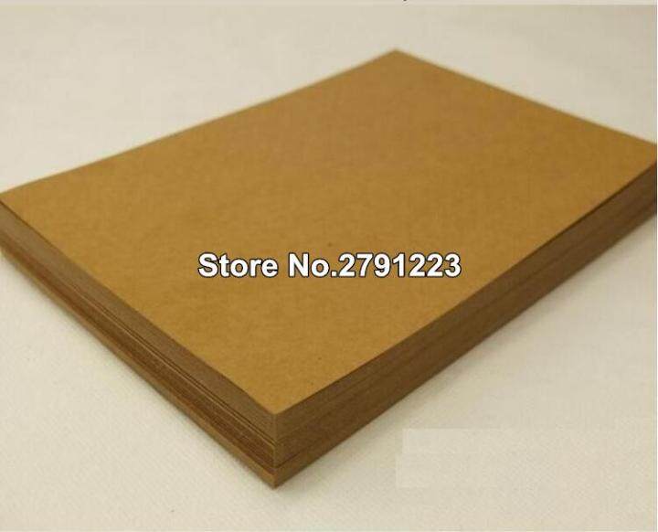 A Paper 20pcslot A4 Wholesale High Quality A4 Thick Brown Kraft Paper Paperboard Cardboard 2137