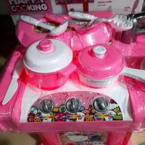 Mainan Anak Satu Set Masak-Masakan Dilengkapi Dengan Fitur Suara Dan Lampu