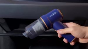 Ống hút bụi cầm tay không dây cho ô tô 6 trong 1 16000Pa máy hút bụi và thổi bụi với đèn LED và nhiều đầu hút công suất cao 120W sạc lại được cho ô tô nhà cửa văn phòng thú cưng