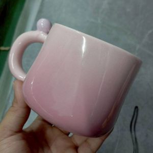 แก้วกาแฟ มีหูจับ แก้วสีพาสเทล ถ้วยกาแฟ ทำจากเซรามิกเนื้อดี เข้าไมโครเวฟได้