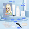 ไม่ต้องกัดสีผมค่ะ SENASAKI ยาย้อมผม สีย้อมผมติดทน ไม่จำเป็นต้องฟอกขาวอ่อนโยนไม่ระคายเคือง(สีย้อมผม ผลิตภัณฑ์เปลี่ยนสีเส้นผม สีย้อมผมอ） ชุดเครื่องมือย้อมผมฟรี. 