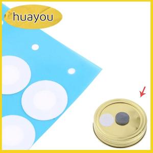 huayou 48 miếng tấm giấy lọc tổng hợp 20mm Miếng dán cho lọ dưới miệng rộng dụng cụ Trồng Nấm