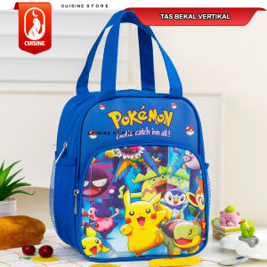 Tas bekal Vertikal Lunch Bag Thermal Tahan Panas Dingin Motif Lucu