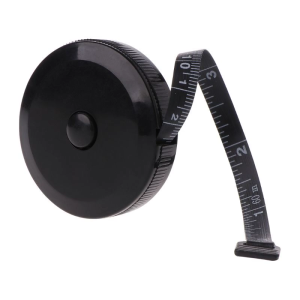Black Soft Tape Measuring Ranges for Body Measuring Tape Cloth Measuring Tape Physicians Double Side Retractable Tool