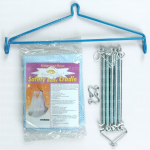 Safe Baby Cradle Set Baby Duyan/Hammock/Spring/Hanger/Mosquito Net/Swingchair/Swingcrib/Bassinet 5 Fingers Spring