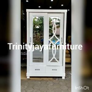 Lemari Pakaian 2 Pintu Sliding Duco trinityjayafurniture