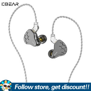 KBEAR Lark Earphones Hybrid 1DD+1BA Driver Earbuds HiFI Music IEM Headphones Sprot Running Gaming Headsets Noise Cancelling Wired Earphone 2PIN 0.78mm Detachable DJ Monitors For Smartphones MP3 MP4 Players Tablet Laptops Computer