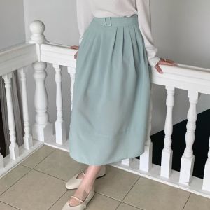 romantic holiday long skirt 2color (mint/black) กระโปรงยาว ให้ความรู้สึกโรแมนติกด้วยกลีบกระโปรงธรรมชาติ
