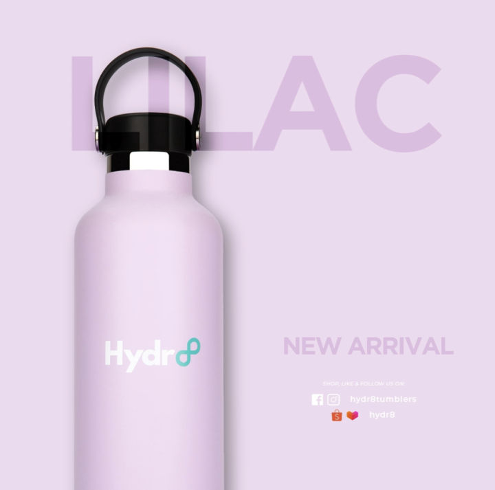 Hydr8 32oz 1000 ml (Lilac) Standard Mouth Double Wall Vacuum - Main Image