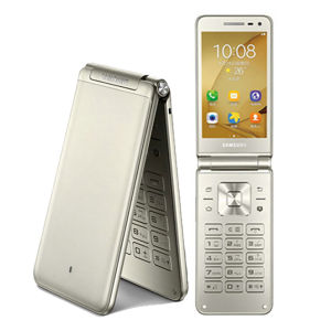 Samsung Galaxy Folder G1600(2016) 3.8 Inch Quad Core 2GB RAM 16GB ROM 8MP Rear Camera Dual SIM Android 1.4GHz LTE Flip Mobile Phone