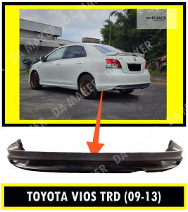 【Ready Stock】TOYOTA VIOS 2009 (NCP-93) TRD REAR SKIRT 2009 2010 2011 2012 2013 NCP93 MATERIAL PU PUR