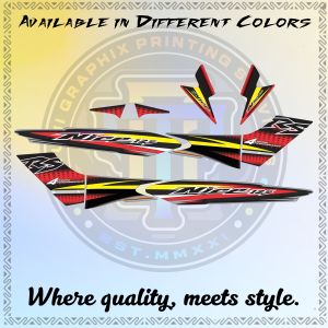 NICE 125 / RS 125 2003 STOCK THAI DECALS with freebies