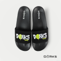 Dorks Green Lantern - Sandal Slop Casual Pria Wanita Sendal Selop Slipper Anti Licin Original Dorks. 