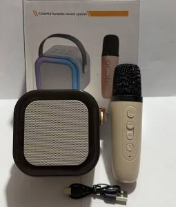 K12 Mini Karaoke Wireless Audio Speaker Bluetooth Microphone Portable Home KTV