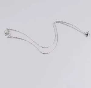 KALUNG TITANIUM WANITA SET LIONTIN LOVE GOLD SILVER ROSE GOLD/ AKSESORIS FASHION WANITA JEWERLY PREMIUM