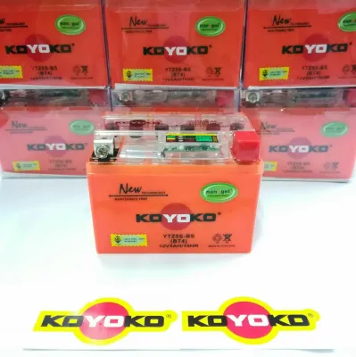 (100% ASAL/ 2024* BARU *) KOYOKO NANOGEL G2 PENYELENGGARAAN PERCUMA BATERI [YTZ5S] 12V5AH