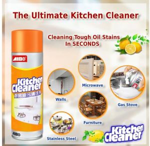 500 ml kitchen cleaner สเปรย์โฟมขจัดคราบ สเปรย์โฟม คราบมัน คราบน้ำมัน คราบไขมัน คราบสะสม น้ำยาทำความสะอาด ห้องครัว
