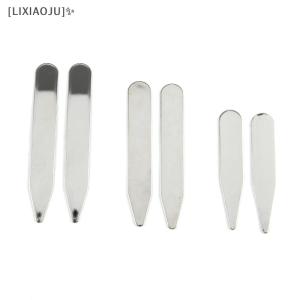 [LIXIAOJU] 2Pcs Stainless Steel Collar Stays Bones For Dress Shirt Business Party Jewelry