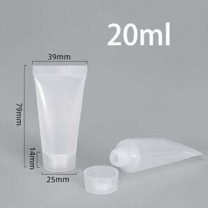 10Pcs Travel Cosmetic Tube Bottle Empty Squeeze Container for Lotion Cream Cleanser Gel Use