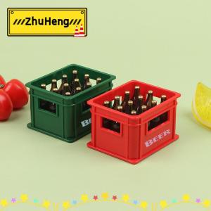 zhuheng Chai uống bia mini nhà búp bê 1:12 hộp bia hộp đồ uống đồ chơi trang trí nhà bếp quầy bar