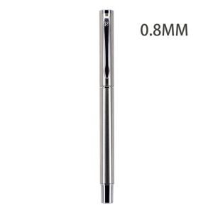 PLLEWY 0.38/0.8/1.3mm Tip Fountain Pen Smooth Writing Curved Nib Writing Signature Pen Durable Metal Calligraphy Pen Students