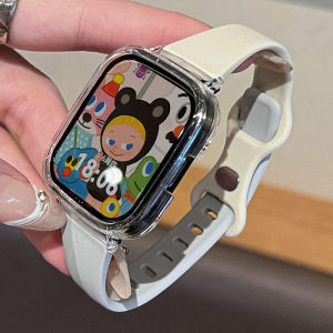 Dây đeo silicon Colorblock có vỏ rỗng cho Xiaomi Redmi Watch 5 Active / Redmi Watch 5 Lite / Redmi Watch 4 / Redmi Watch 3 Active / Redmi Watch 3 / Mi Watch Lite Dây đeo đồng hồ thông minh cho Redmi Watch 5Active 5Ltie Phụ kiện dây đeo thay thế