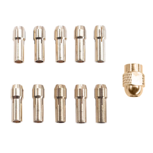 11 Pcs Collet Chucks Set Copper Collet Chuck For Rotary Tool Engraving Machine