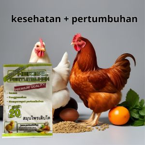 3 sachet jamu ayam kesehatan daya tahan dan pertumbuhan untuk segala usia ZEORFARM