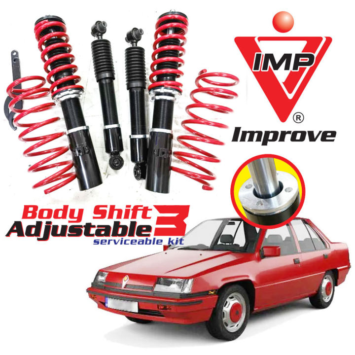 ADJUSTABLE Proton Saga / Iswara Hi Lo Bodyshift Serviceable Absorber