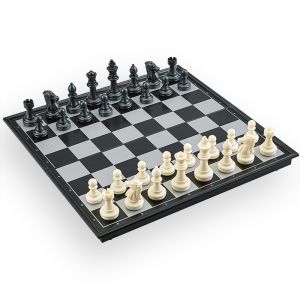 Bộ Cờ Vua Bằng Nhựa Cao Cấp Có Nam Châm Từ Tính - Đồ Chơi Trí Tuệ Cho Trẻ Em - Bàn Cờ Vua Gấp Gọn Làm Hộp Đựng Cờ