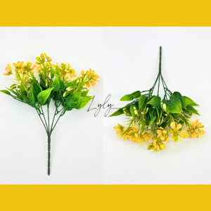 Cụm Điểm Hoa Đậu Biếc Trang Trí Nhà Cửa Cắm Điểm Decor Sự Kiện. Hoa Lụa Decor