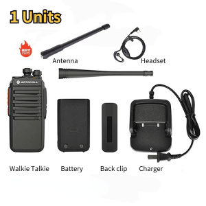 Motorola Walkie Talkie Two Way Radio Long Range 10KM Channel16 For Construction sites/High-rise buildings/Basement【2Units】