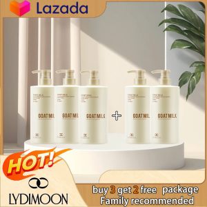 LYDIMOON Goat Milk Shower Gel Whitening Shower Gel 800ml Ultra-white and smooth skin exfoliate whole body whitening brightening lasting fragrance 美白沐浴露