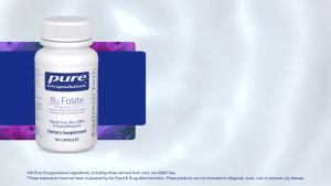 Pure Encapsulations B12 Folate - Energy Supplement to Support Nerves Energy Metabolism & Cognitive Support* - with Vitamin B Folate as Metafolin - 60 Capsules