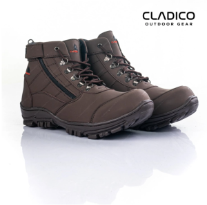 Sepatu Sefty Septi Pria Ujung Besi Zipper Sleting Resleting Risleting Kitchen Cladico Lion High
