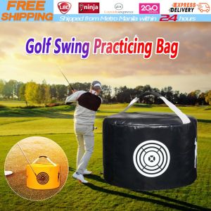 Golf Power Impact Swing Aid Bag Practice Training Smash Hit Strike Bag Trainer Exercise Package Multifunction Aids Accessories Golf Swing Trainer Golf Power Impact Swing Aid Bag Practice Training Smash Hit Strike Bag Trainer Exercise Package