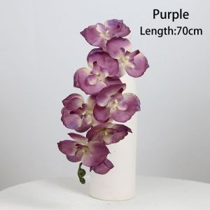 Artificial Flower Simulated Flower Wedding Party Home Decor Phalaenopsis A Single 8 Head Fake Flower