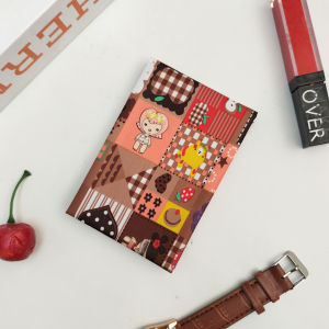 Cermin lipat 2 sisi bolak balik motif printing lucu kaca album pocket size kaca souvenir pernikahan