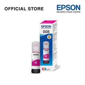 ของแท้ 100%EPSON 008(พร้อมกล่อง) หมึกกันน้ำทุกสี 008 BK C M Y หมึกแท้ EPSON 008 4 สี หมึกกันน้ำทุกสี 008ใช้งานกับเครื่องรุ่น EPSON(L6560 L6570 L6580 L15150 L1516 T06G400