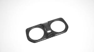 OnlyF U For Jeep Wrangler JL JLU Gladiator JT 2019-2025 Carbon Fiber Car Interior Rear Back Seat Air Vents Bezel Cover Trim Accessories 2Z5B1