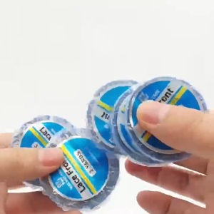 [In Stock] 2.54cm(1inch)*3yards Yards Lace Front Wig Support Tape Roll Strong Adhesive Double Sided Hair Replacement Tape for Skin Weft Hair Beards and Wigs Water-Proof
