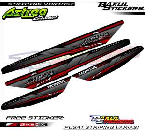 STRIPING VARIASI HONDA ASTREA GRAND / STICKER LIST MOTOR ASTREA GRAND